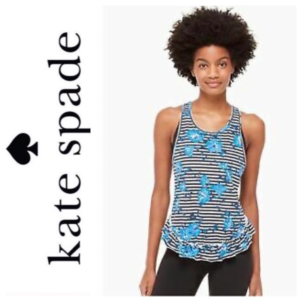 NWT Kate Spade Hibiscus Top